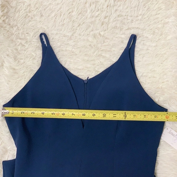 DRESS THE POPULATION Dress Women's Size Medium Midnight Blue Navy - Picture 10 of 14